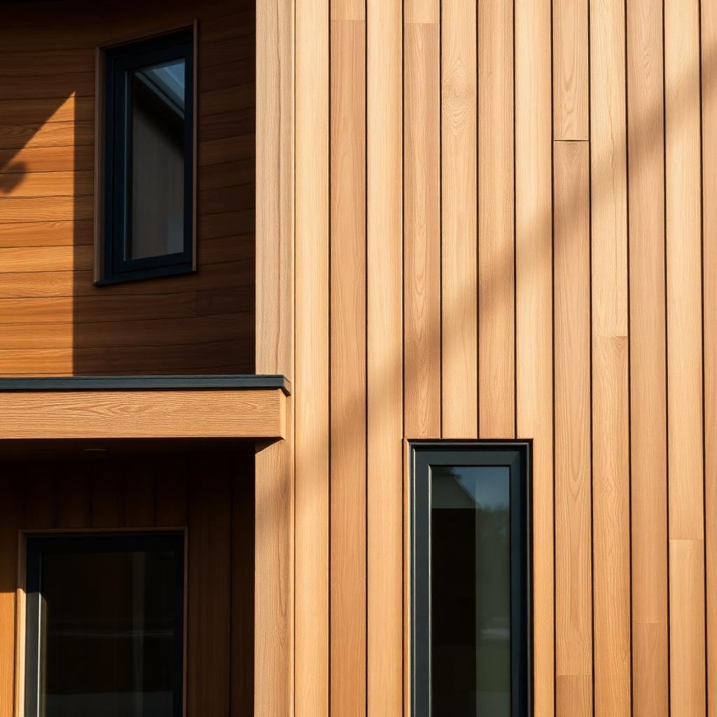 Façade contemporaine habillée d'un bardage en bois vertical posé par BDC Construction